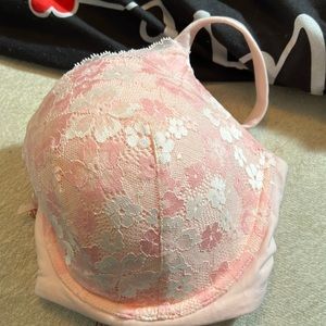 Victoria’s Secret bra pink with little flowers